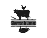 https://www.logocontest.com/public/logoimage/1437100601Sherman and James-1 BW.png